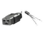 4.5M power cord with stripped ends E7806A