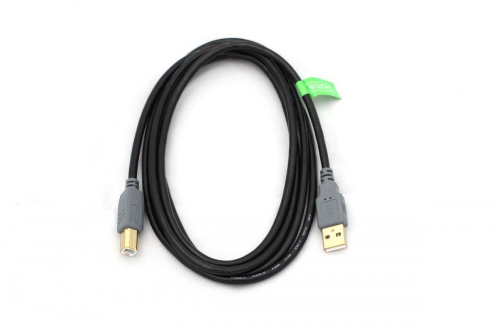 Kabel połączeniowy USB 2.0 HighSpeed Typ USB A/USB B M/M czarny 1,8m