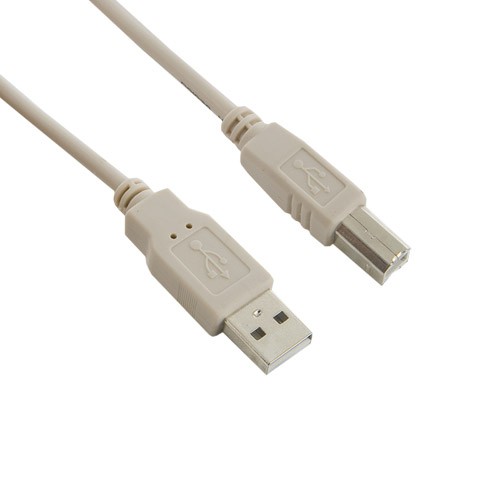 Kabel USB 2.0 | A-B M/M | 3,0m | szary