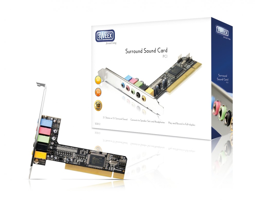Karta dźwiękowa PCI 5.1 SC012