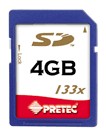 SD Card 4 GB Cheetah 133x (TD 20MB/s)