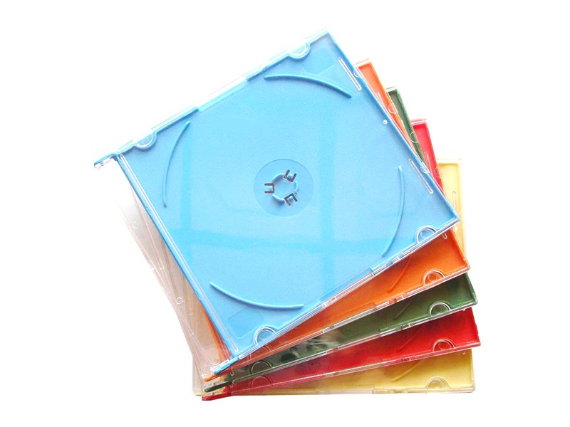 Pudełko CD 1xCD SLIM 10 pack color