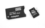 microSDHC 8GB Klasa 4 + MS PRO DUO ADAPTER