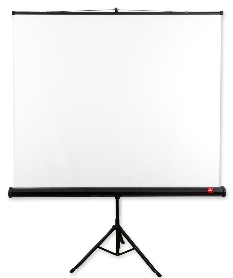 Ekran na statywie Tripod Standard 150 (1:2, 150x150cm, powierzchnia biała, matowa)