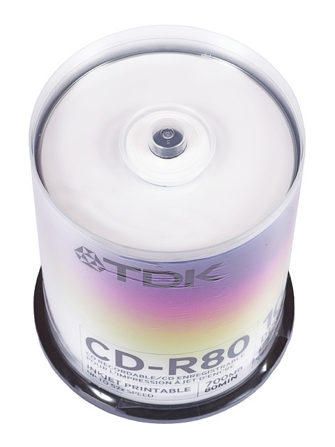 CD-R 700MB 100-P CB PRINTABLE