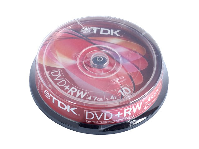DVD+RW 4,7GB 10-P CB