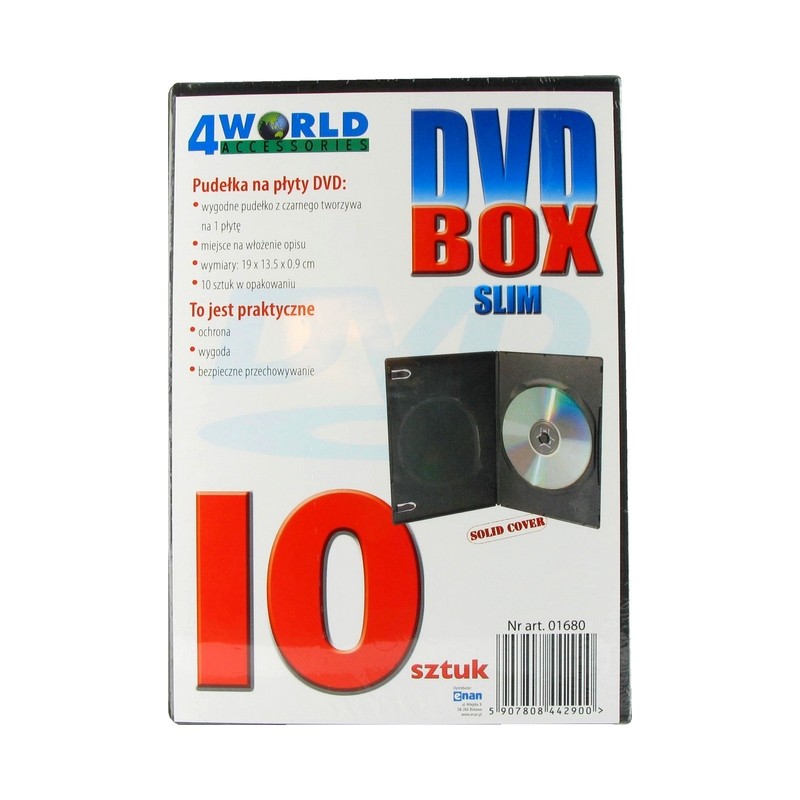 DVD Box 9 mm, 10 szt.