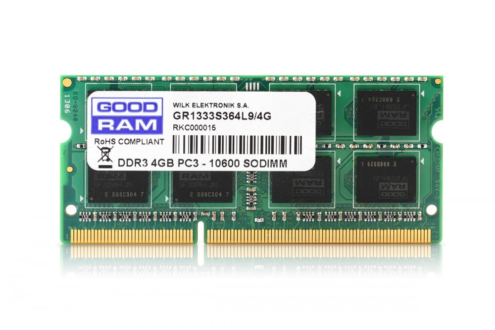 DDR3 SODIMM 4GB/1333 CL9 256*8 Dual Rank