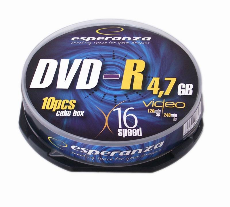 DVD-R 4,7GB x16 - Cake Box 10