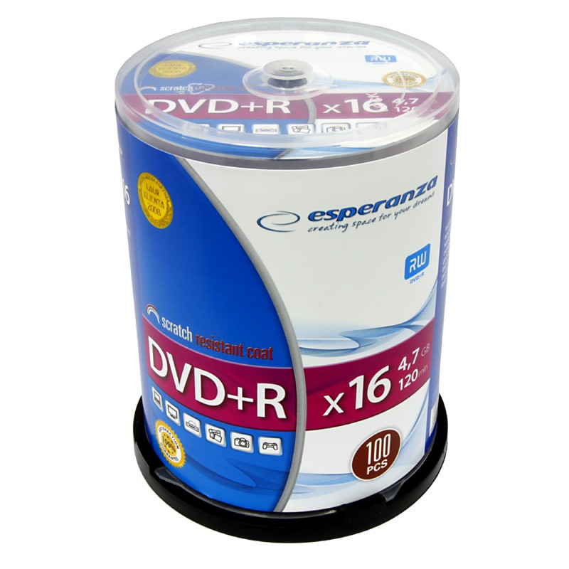 DVD+R 4,7GB x16 - Cake Box 100