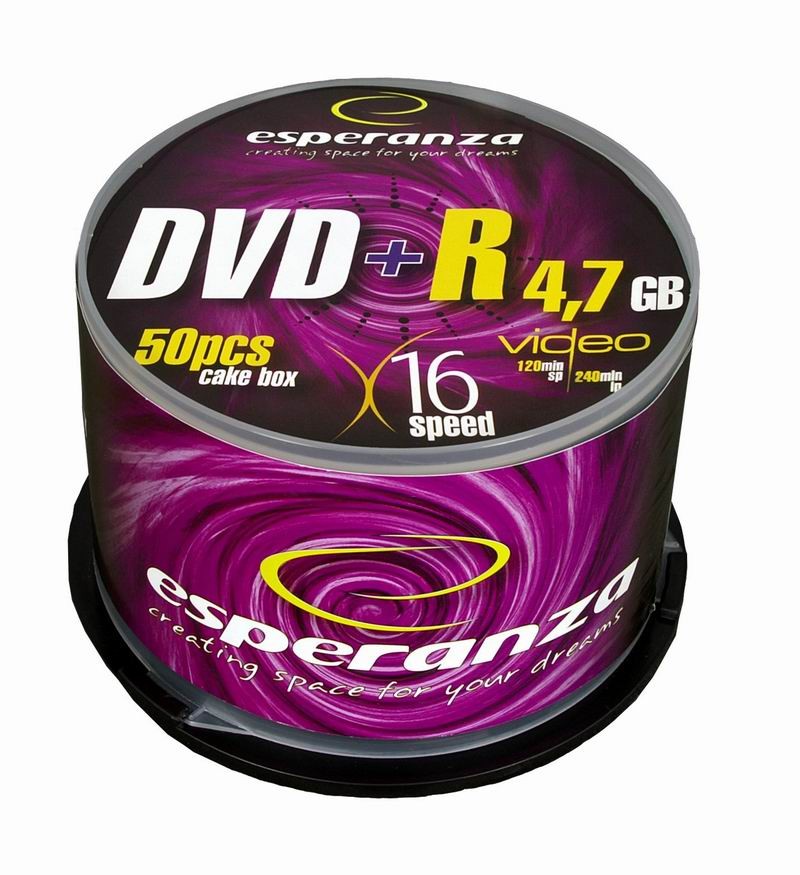 DVD+R 4,7GB x16 - Cake Box 50
