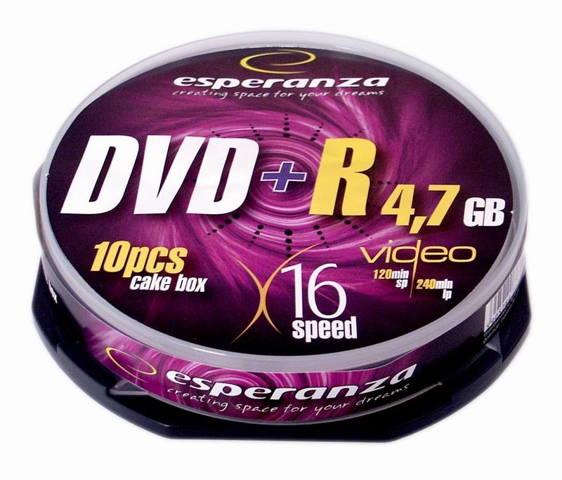 DVD+R 4,7GB x16 - Cake Box 10