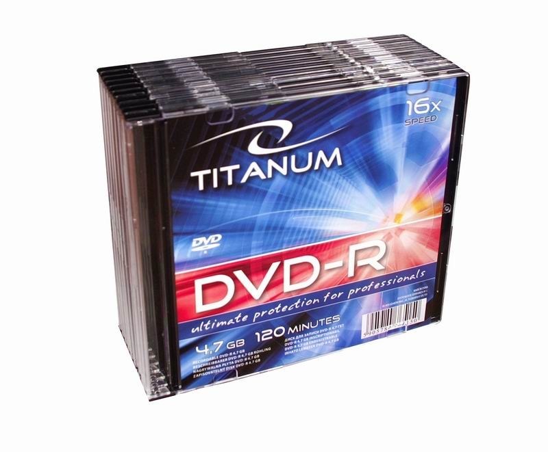 DVD-R 4,7 GB x16 - Slim 10