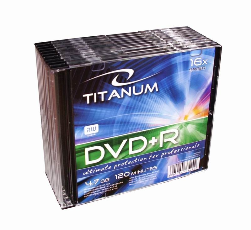 DVD+R 4,7 GB x16 - Slim 10