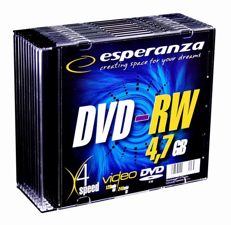 DVD-RW 4,7GB x4 - Slim 10