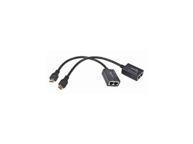Przedluzacz HDMI przez LAN(2-pary) 30m M/M