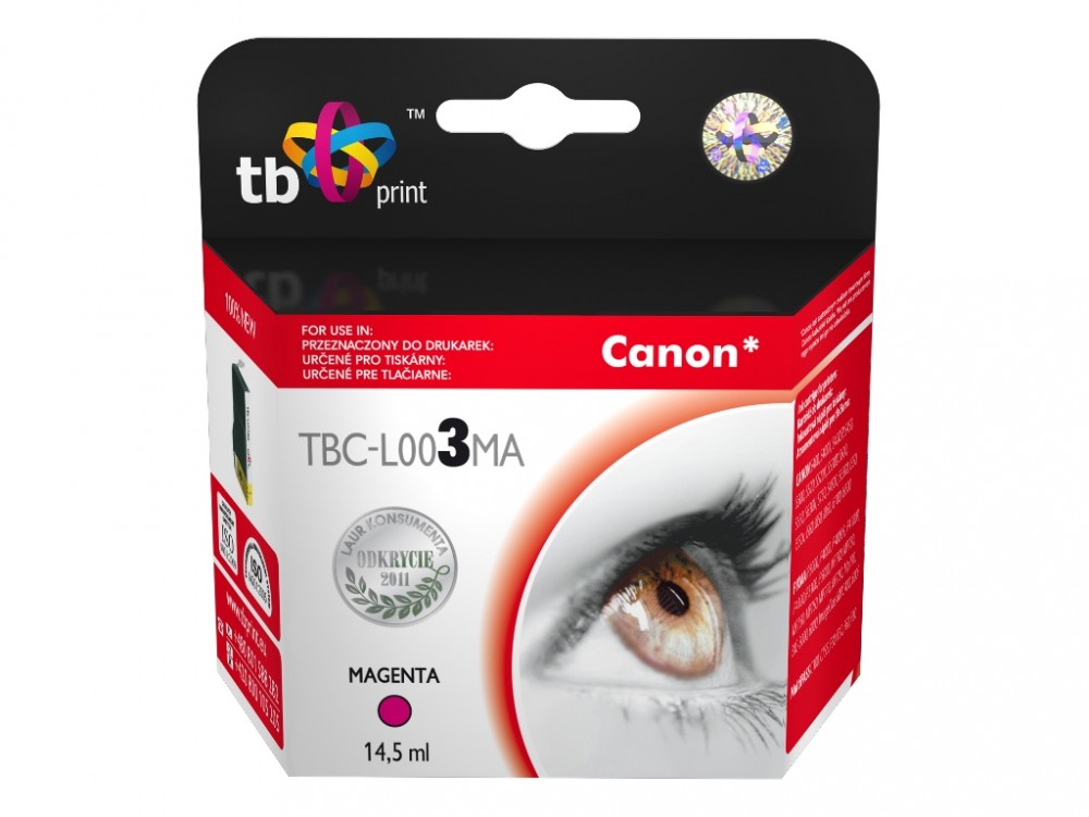Tusz TBC-L003MA (Canon BCI3eM) Purpurowy 100% nowy