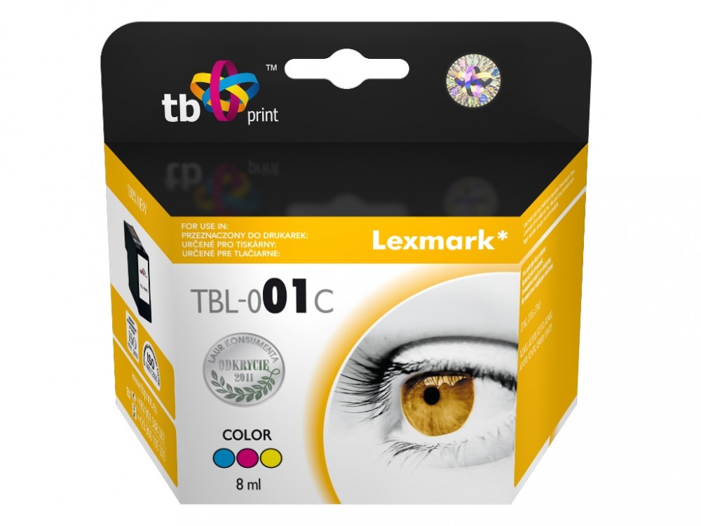 Tusz TBL-001C (Lexmark 18C0781) Kolor 100% nowy