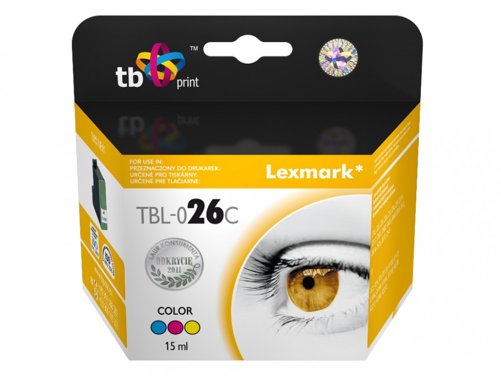 Tusz TBL-026C (Lexmark 10N0026) Kolor 100% nowy