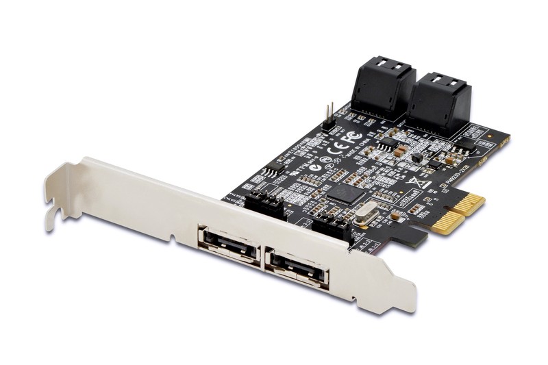 Karta rozszerzeń/Kontroler SATA III PCI Express, 4xSATA 2xeSATA, Chipset: 88SE9230