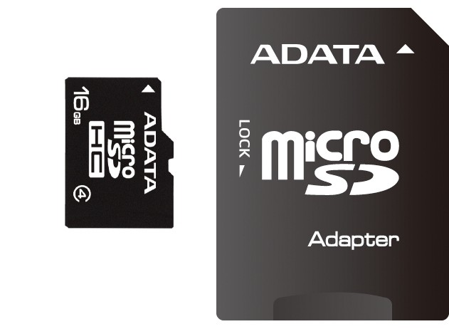 microSD 16GB class4 + adapter