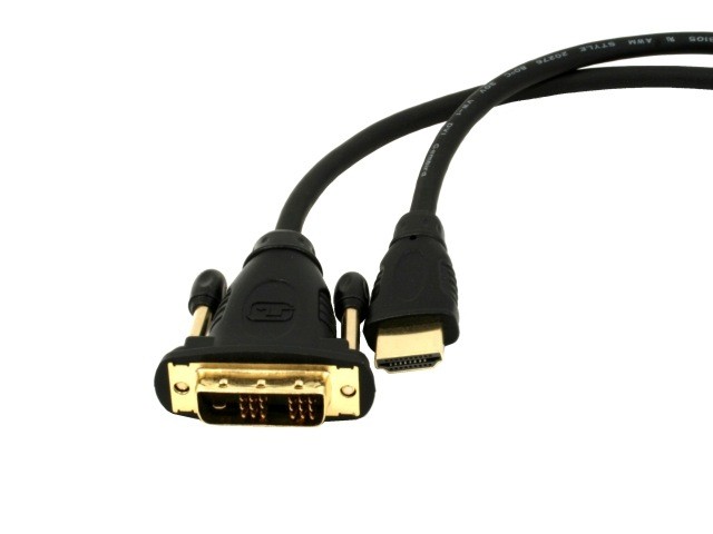 Kabel HDMI-DVI 10M (pozłacane końcówki)