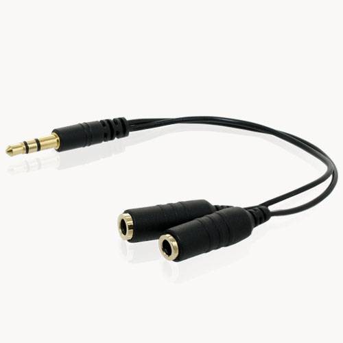 Adapter audio 1 x Jack 3.5 mm na 2 x Jack 3.5 mm