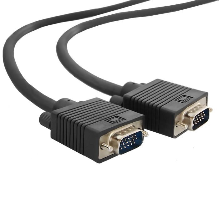Kabel monitorowy XGA 2xFerryt M | M | 1.5m