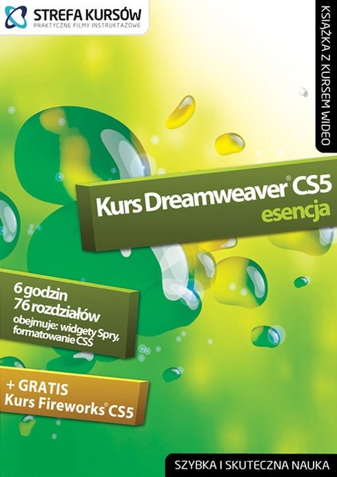 Kurs Dreamweaver CS5 - esencja + książka PC PL