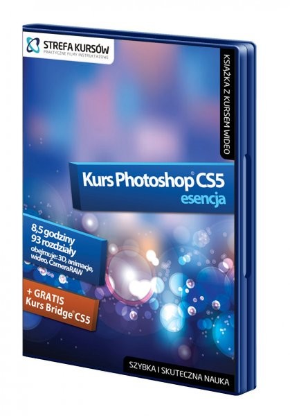 Kurs Photoshop CS5 - esencja + książka PC PL