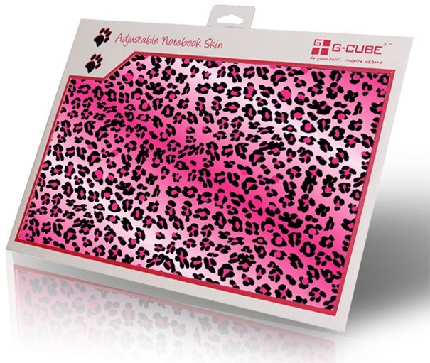 Naklejka laptop LuxLeopard Pink