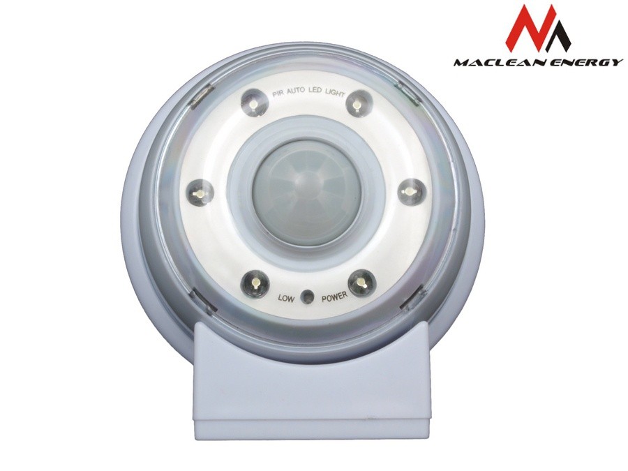 Lampa LED z sensorem ruchu, magnes, stojak, haczyk czas świecenia 20s 60s 90s 4xAAA Energy MCE02