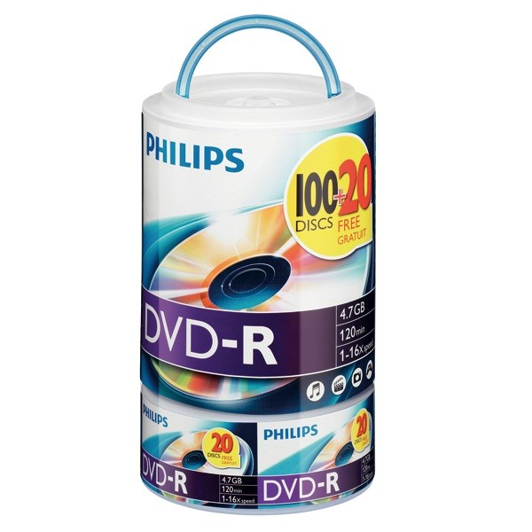 płyta DVD+R 4,7 16x Handel Pack 120