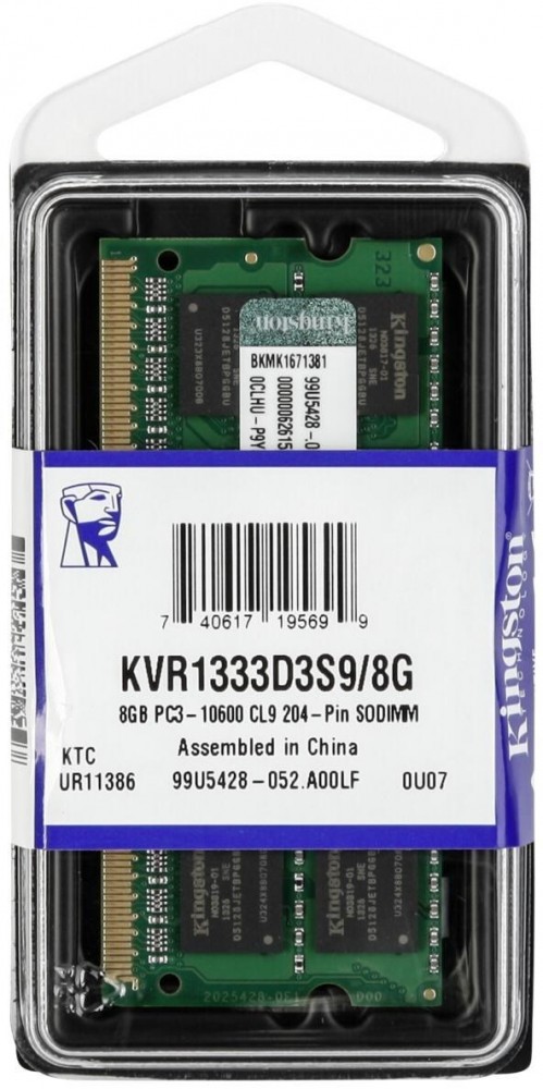DDR3 SODIMM 8GB/1333 CL9