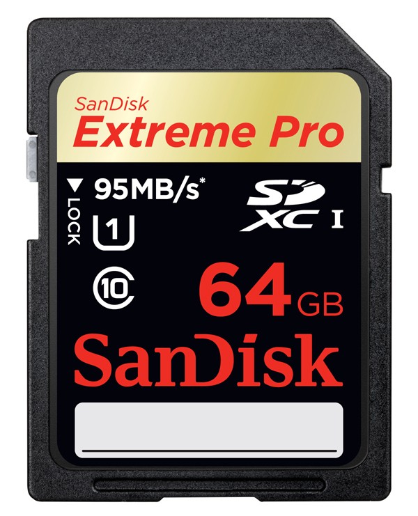Extreme Pro SDXC 64GB 95MB/s