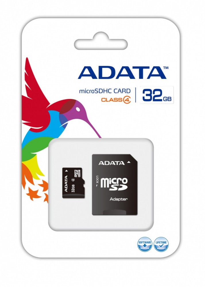 microSD 32GB class4 + adapter