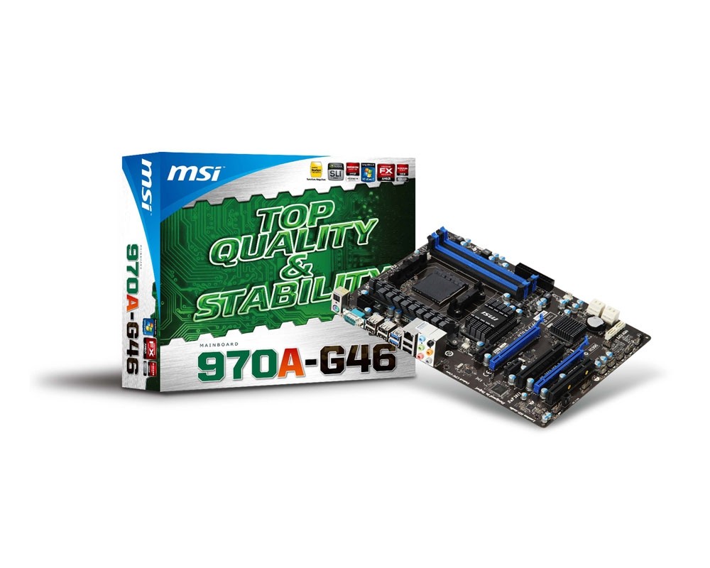 970A-G46 AM3+ AMD970 4DDR3 USB3/RAID ATX