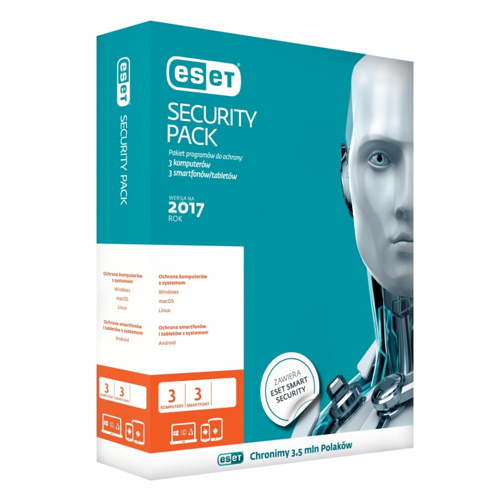 Security Pack 3PC + 3smartfony Kontynuacja 1Y