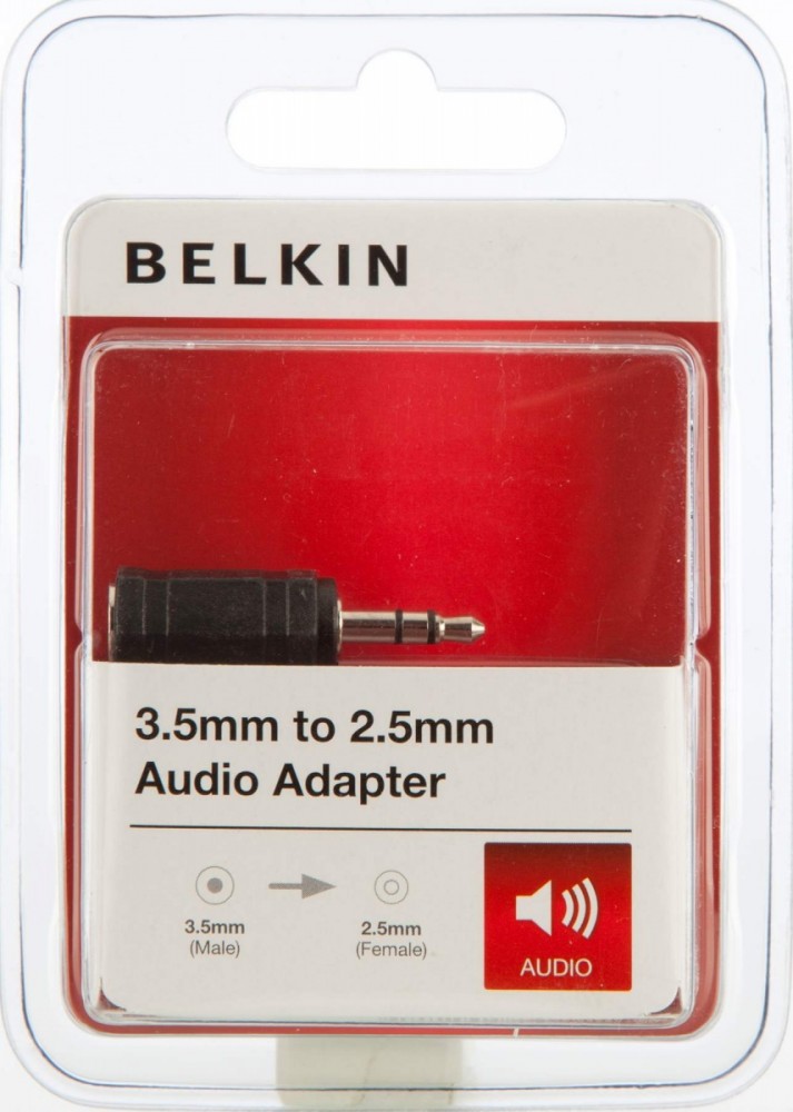 Adapter 3.5mm/ 2.5mm M/F stereo n