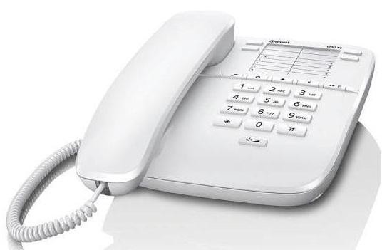 Gigaset Telefon DA310 WHITE przewodowy