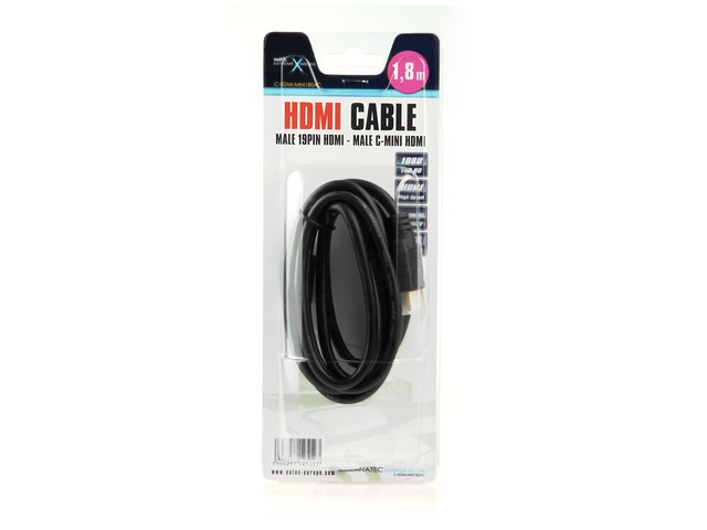 Kabel HDMI-HDMI Mini 1,8M (BLISTER)