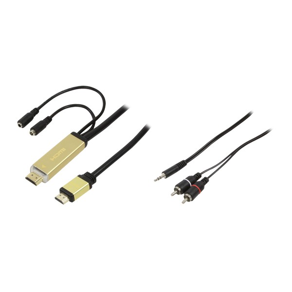 Kabel konwerter HDMI do sygnału analogowego audio