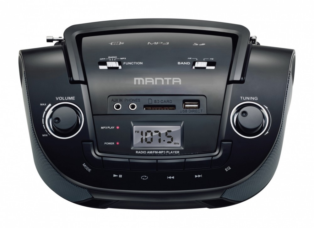MM208 BOOMBOX MP3 Z RADIEM