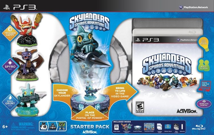 Skylander: Spyro's Adventure Starter Pack PS3 PL (gra + 3 figurki)