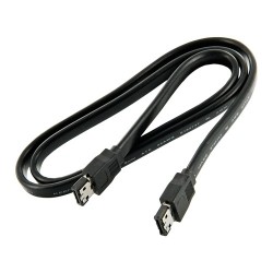 Kabel HDD | eSATA| 90cm | M/M czarny