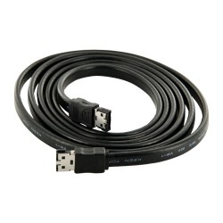 Kabel HDD | eSATA| 180cm| M/M czarny