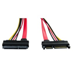 Kabel przedłużający HDD |Slimline SATA | 50cm czerwony