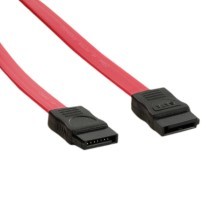 Kabel HDD, SATA 3, ATA-Serial ATA, 45cm, czerwony