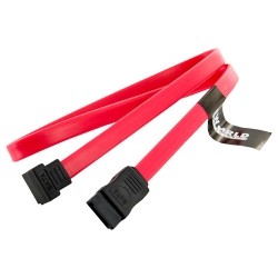 Kabel HDD | SATA 3 | SATA - prawy SATA | 45cm czerwony