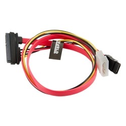 Kabel zasilający HDD SATA 3 SATA Serial ATA 45cm transfer danych czerwony